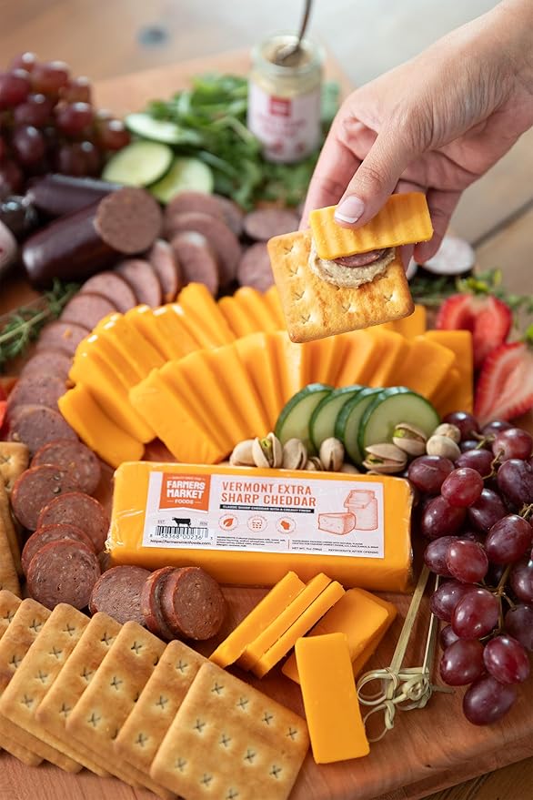 Farmers Market, Gluten Free, Keto, Paleo, Low Sodium, Zero Sugar, Wisconsin Cheese Gift Sets