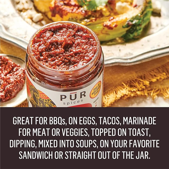 PUR Spices Chipotle Fire Spicy Hot Sauce I Chili Pepper Cooking Paste for Dipping, Chili Seasoning