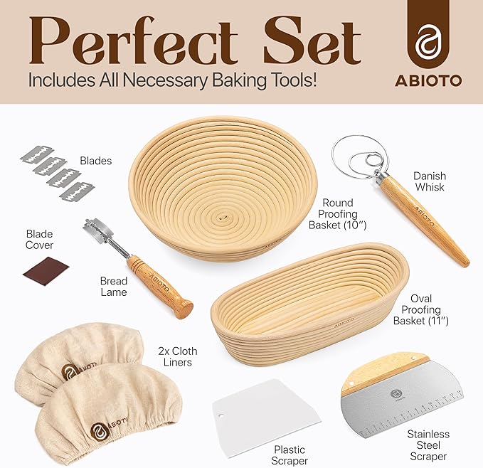 Sourdough Kit with Professional Bread Making Tools - A Complete Sourdough Bread Making Kit