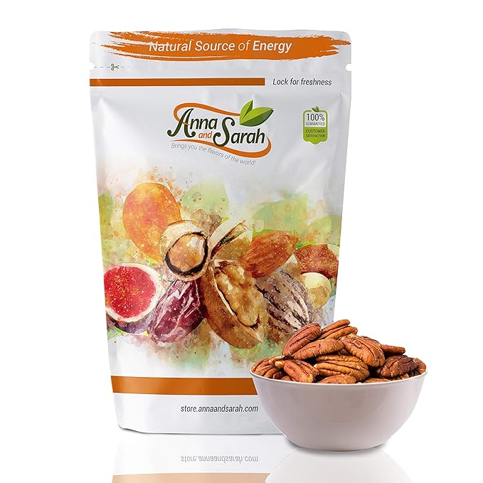 Anna and Sarah Shelled Pecans in Resealable Bag, 2 Lbs