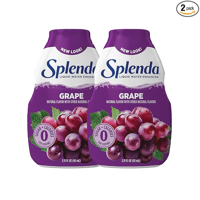 SPLENDA Liquid Water Enhancer Drops, Sugar Free, Zero Calorie, Natural Flavor, Concentrated Drink