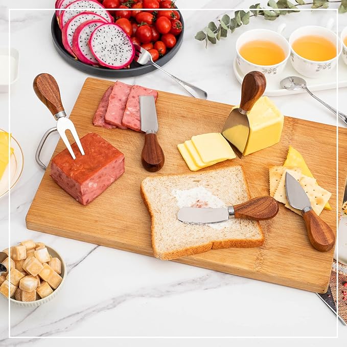 Charcuterie Accessories (20 Pcs), Cheese Spreaders for Charcuterie Board, Mini Serving Spoons