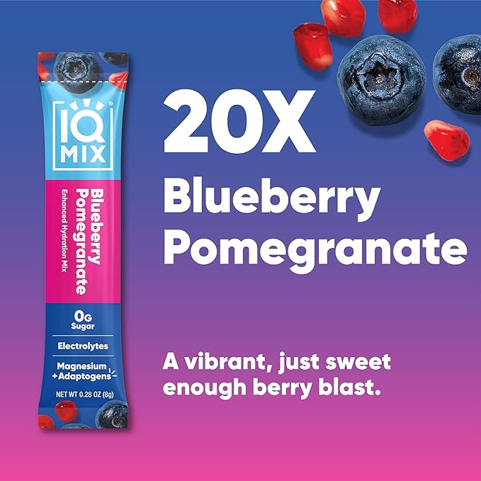 IQMIX Hydration Electrolyte Powder ??4-in-1 Formula for Hydration, Mental Clarity, Mood and