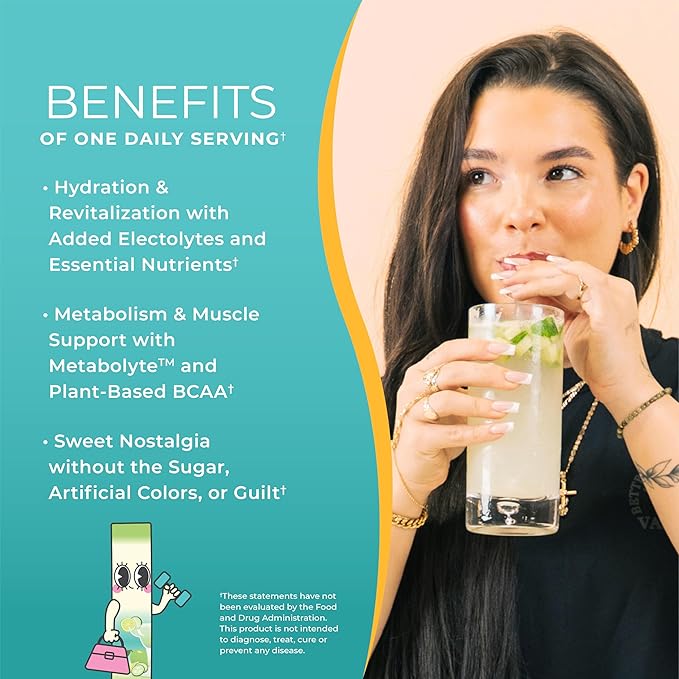 One Sol Hydration - Cucumber Lime - 24x On The Go Stick Packs - Electrolyte Powder Drink Mix