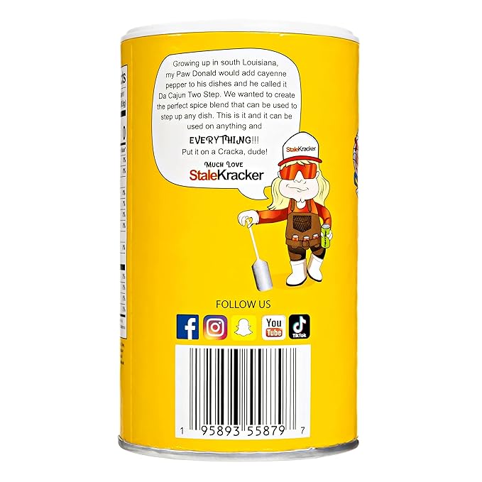 Cajun Two Step Seasoning by StaleKracker - 2 pck, Fire Seasoning for Authentic Creole Louisiana