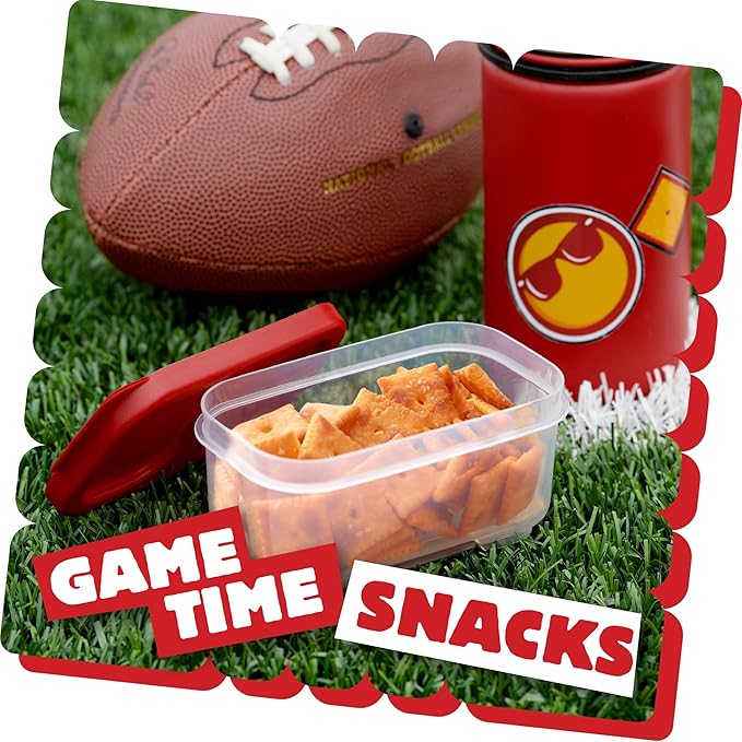 Cheez-It Cheese Crackers, Baked Snack Crackers, Lunch Snacks, Family Size, Extra Toasty, 21oz Box