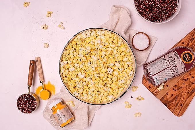 Amish Country Popcorn | 1 lbs Bag | Red Popcorn Kernels | Old Fashioned, Non-GMO and Gluten Free