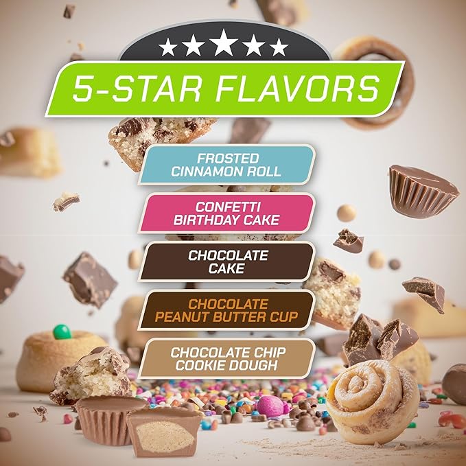 MusclePharm Combat Sport Bar, Chocolate Cake Flavor High Protein Bars, Combat Cravings, Fuel