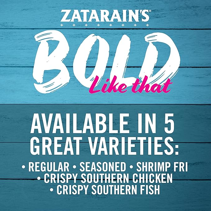 Zatarain's Fish Fri, 25 lb - One 25 Pound Box of Fish Fry Seasoning Mix, Best for Breading Seafood