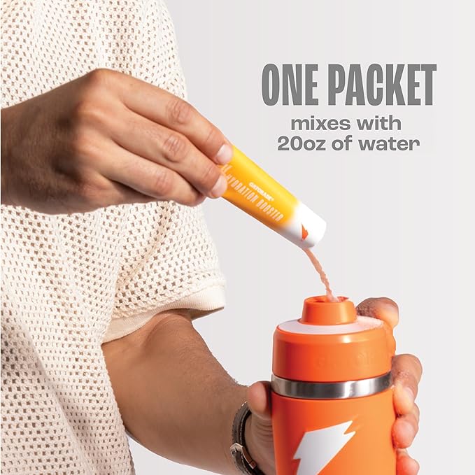 Gatorade Hydration Booster Electrolyte Drink Mix Powder Packets, Citrus Berry, Advanced Electrolyte
