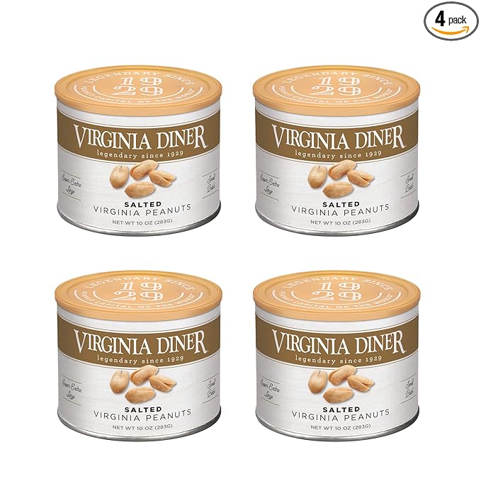 Virginia Diner All Natural Gourmet Virginia Nuts Blister Roasted Super Xl Peanuts Heart Healthy