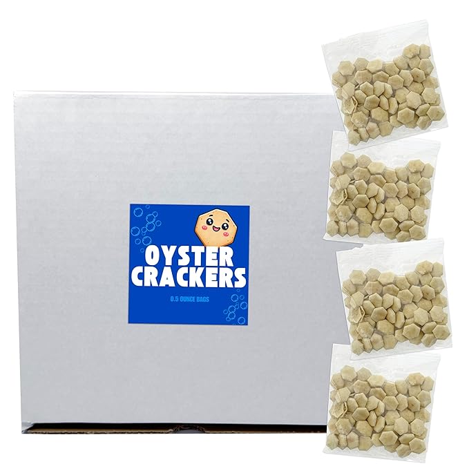 Oyster Crackers Individual Packages, Soup Crackers Oyster Crackers Bulk Pack of 25, Kosher Oyster