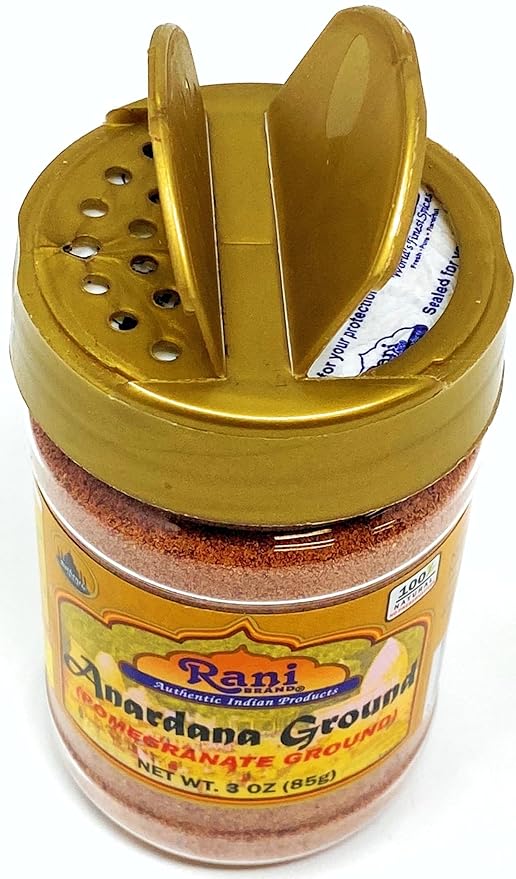 Rani Anardana (Pomegranate) Ground, Indian Spice 3oz (85g) PET Jar ~ All Natural | No Color |