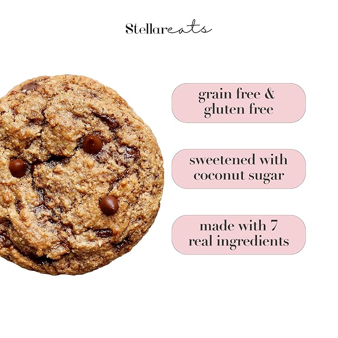 Stellar Eats Grain-Free Chocolate Chip Cookie Mix | Almond Flour-Based | Gluten-Free, Dairy-Free