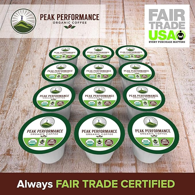 USDA Organic Coffee Pods. Compatible With K-CUP And Keurig Machines. High Altitude USDA Organic