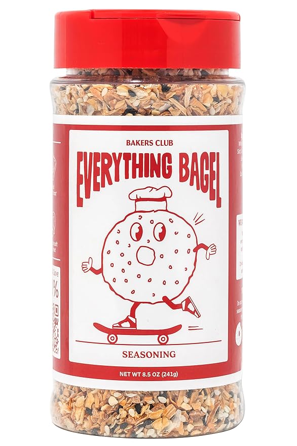 Bakers Club 8.5oz Everything Bagel Seasoning Blend - Authentic New York Style Spices for Bagels