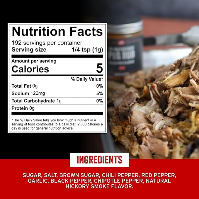 PS Seasoning Notorious PIG Pulled Pork Seasoning and Dry Rub - BBQ Rubs for Smoking and Grilling
