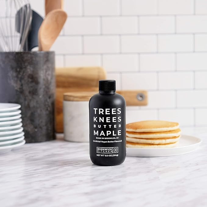Trees Knees Butter Maple, Organic Maple Syrup with Sea Salt, Vegan, Gluten-Free, Paleo-friendly