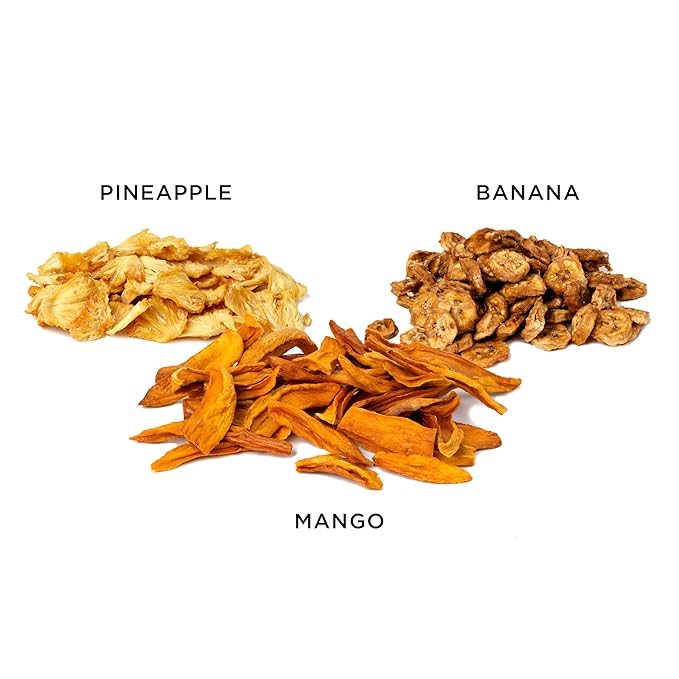 Mavuno Harvest Organic Dried Fruit Variety Pack | Dried Mango, Pineapple, and Banana | Healthy