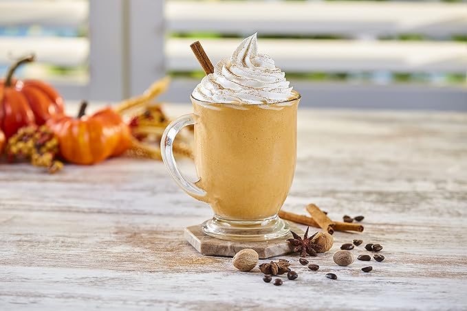 Frostline Pumpkin Spice Soft Serve Ice Cream Mix | Lactose & Gluten Free Mix | Use Blender
