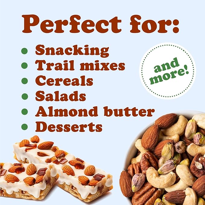 Food to Live Organic Dry Roasted Almonds, 12 Ounces – Non-GMO, Unsalted, Vegan, Keto, Paleo