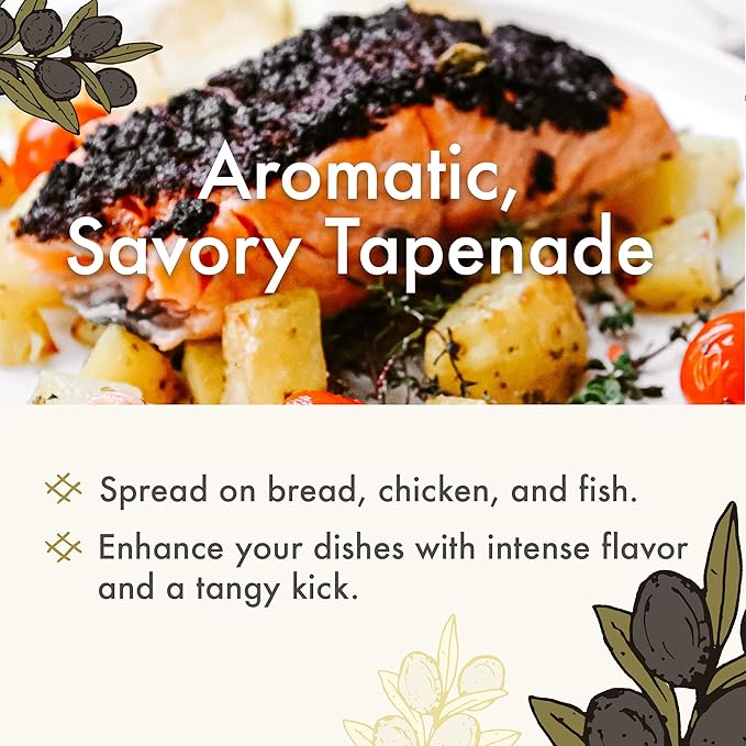 Casablanca Market Black Olives Tapenade Spread All Natural Olive Tapenade Black Olive Spread Gluten
