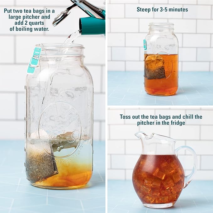 Southern Breeze Hot Brew Sweet Tea Raspberry Iced Tea with Black Tea and Zero Carbs Zero Sugar, 22