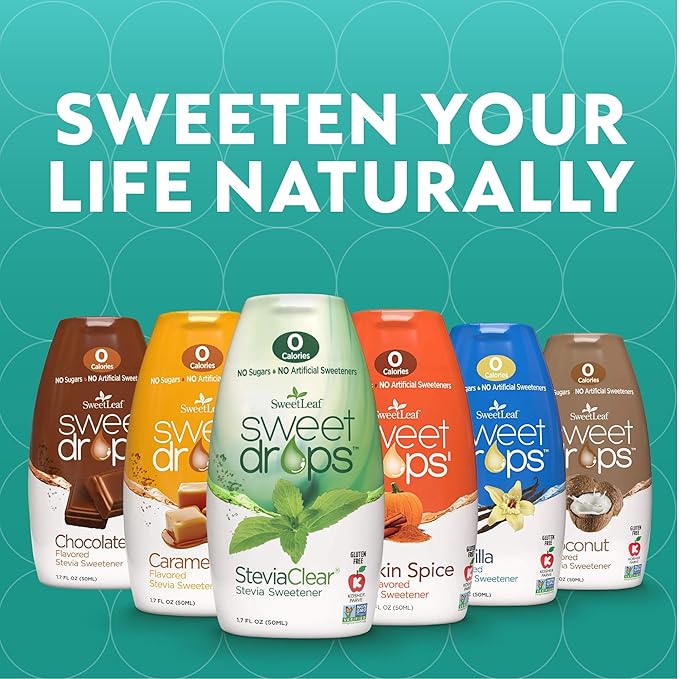 SweetLeaf Sweet Drops Caramel 1.7 Fl Oz Ea (Pack of 3)