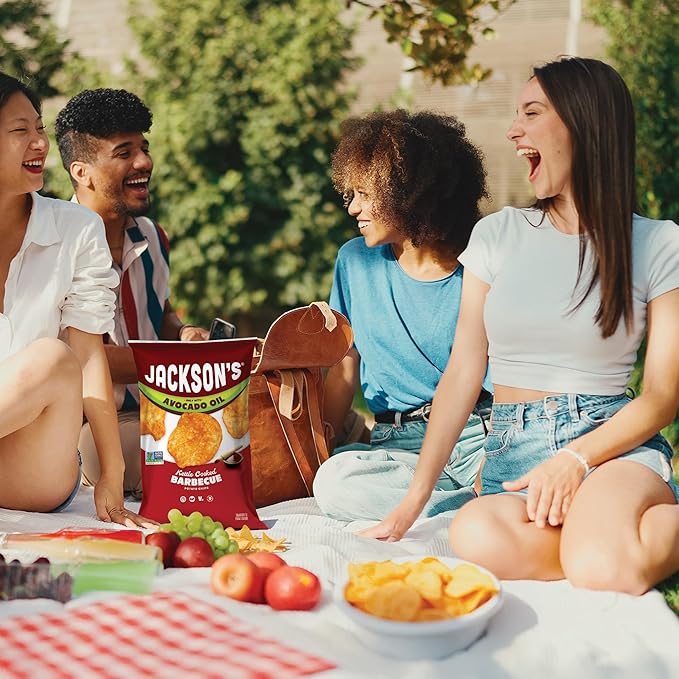 Jackson?™s Classic Kettle Potato Chips (Variety Pack, 5 oz, Pack of 7) - Made with Premium Avocado