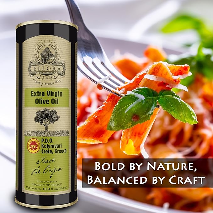 Ellora Farms, Certified PDO Extra Virgin Olive Oil, Single Estate, Single Origin, Single Variety