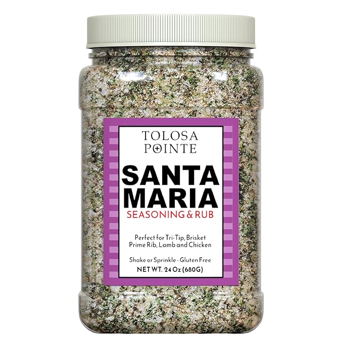 Tolosa Pointe Santa Maria Seasoning & BBQ Rub 24oz ??Authentic California Blend, Gluten-Free, No