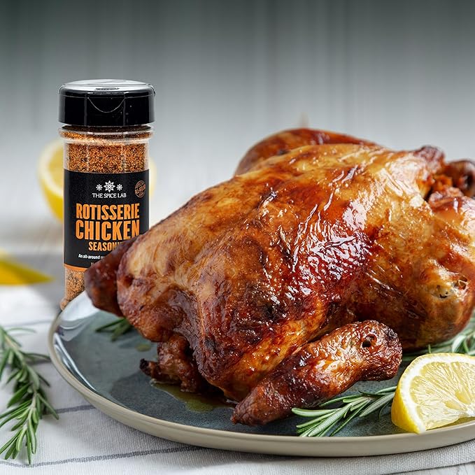 The Spice Lab Rotisserie Chicken Seasoning - Flavorful & Savory Homestyle, Chicken and Poultry Rub