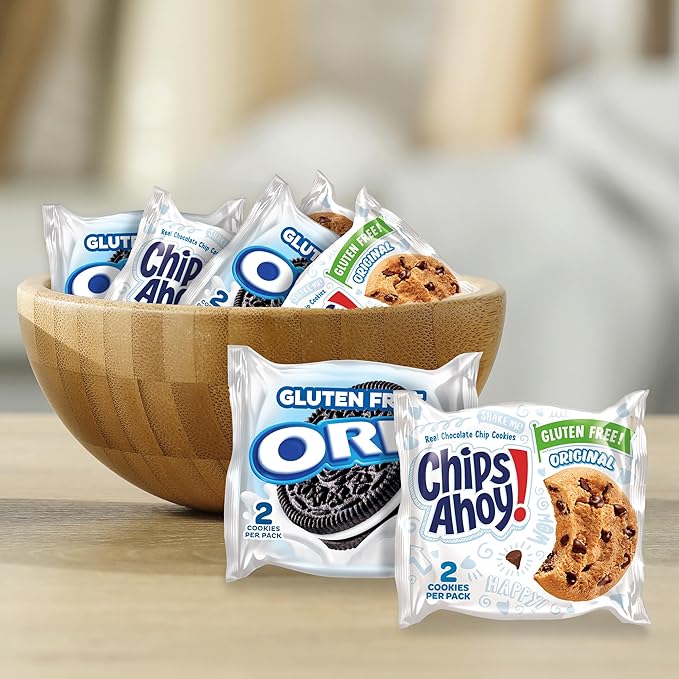 OREO Chocolate Sandwich Cookies & CHIPS AHOY! Chocolate Chip Cookies Gluten Free Cookies Variety