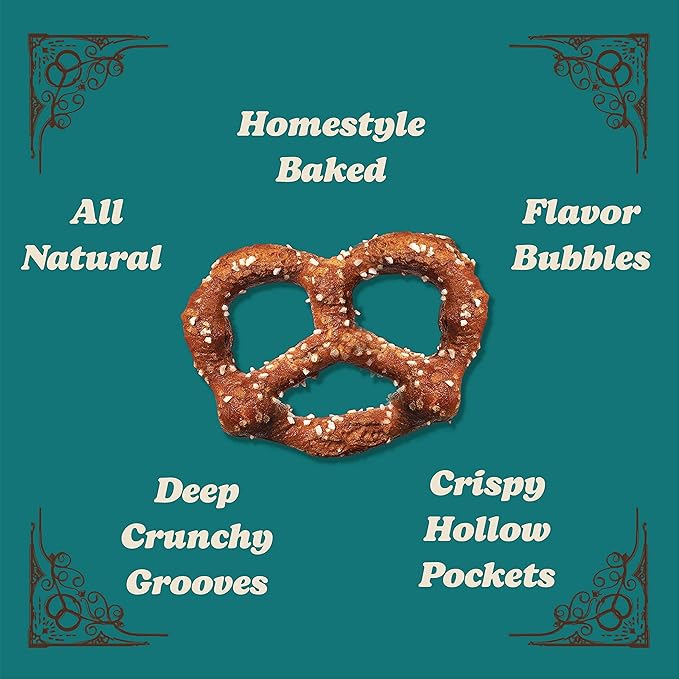 Unique Snacks Original Splits Pretzels, Delicious Homestyle Baked Snack Bag, OU Kosher, and Non-GMO