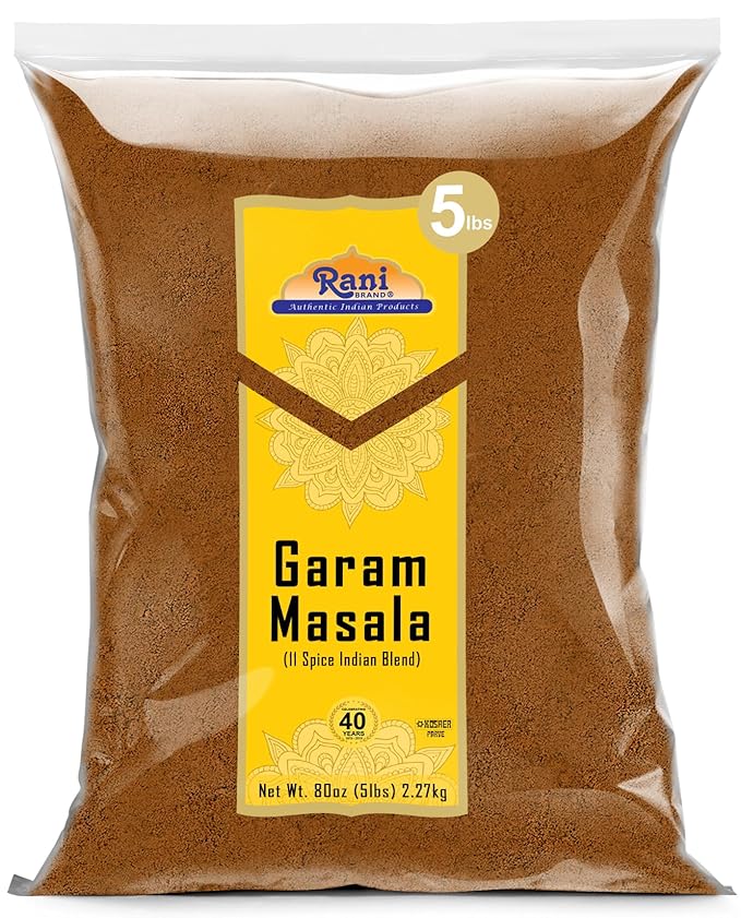 Rani Garam Masala Indian 11-Spice Blend 80oz (5lbs) 2.27kg Bulk ~ All Natural, Salt-Free | Vegan |