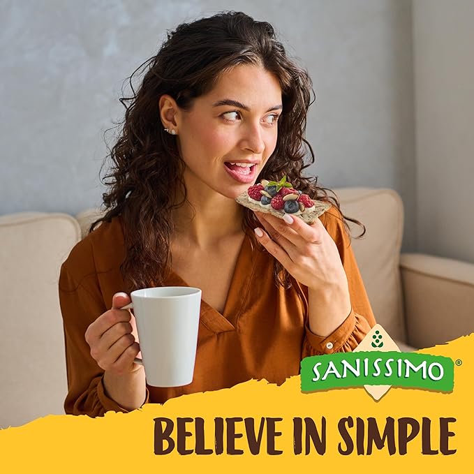 Sanissimo Salmas Salted, 40 packs of 3 Crackers, Oven Baked Corn Crackers, Gluten Free, Non GMO