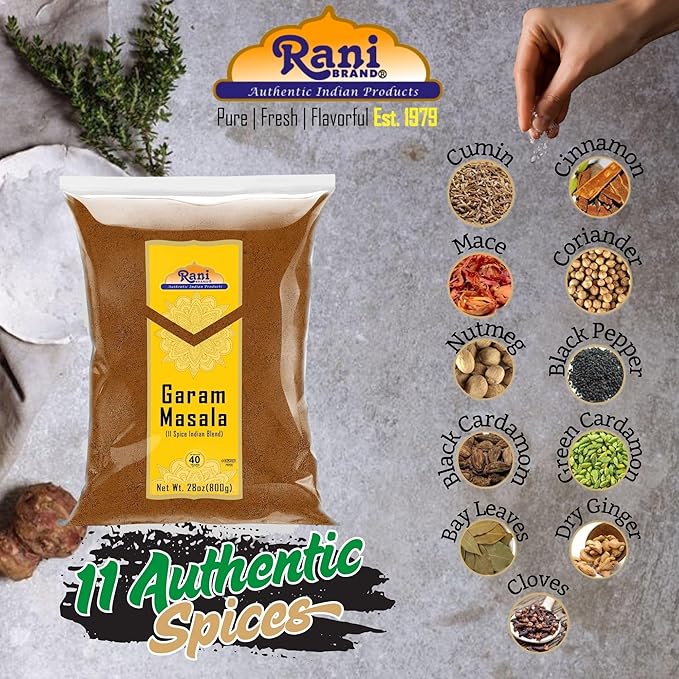 Rani Garam Masala Indian 11-Spice Blend 28oz (800g) ~ All Natural, Salt-Free | Vegan | No Colors |
