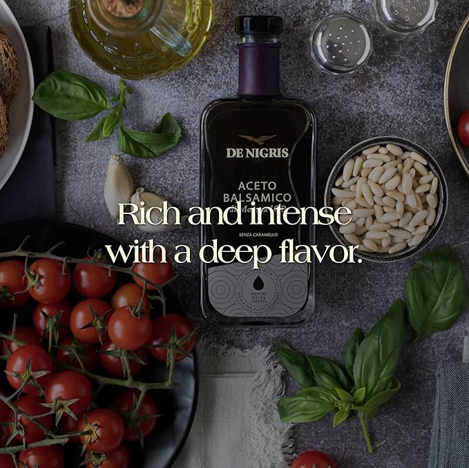 De Nigris Balsamic Vinegar Of Modena Excellence Line - Platinum Eagle (65% Grape Must) 8,5 Oz