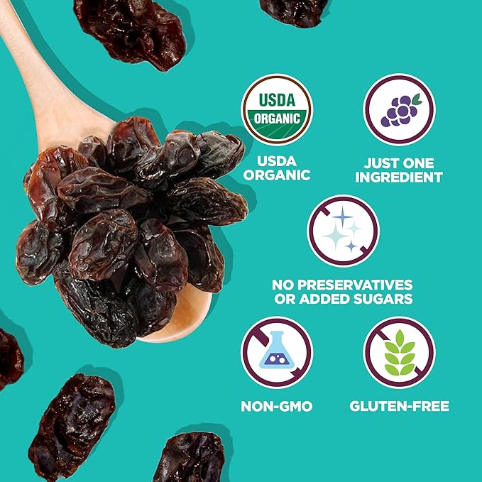Organic Raisins by Bella Viva Orchards, 2.5 Lb. Bag