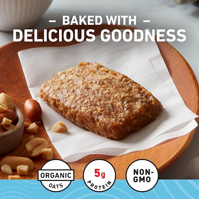 CLIF BAR Minis - Crunchy Peanut Butter - Made with Organic Oats - 5g Protein - Non-GMO - Plant