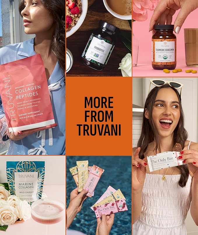 Truvani Vegan Pea Protein Powder | Pumpkin Spice | 20g Organic Plant Based Protein | 20 Servings |