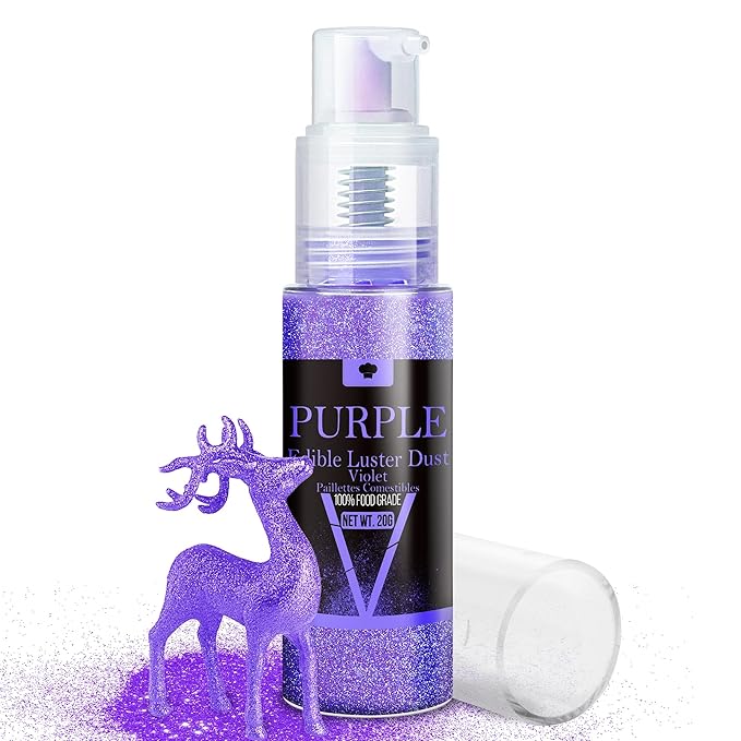 Edible Glitter Spray - 20g Luster Dust Edible Glimmer Powder for Sparkling Cocktails, Cake