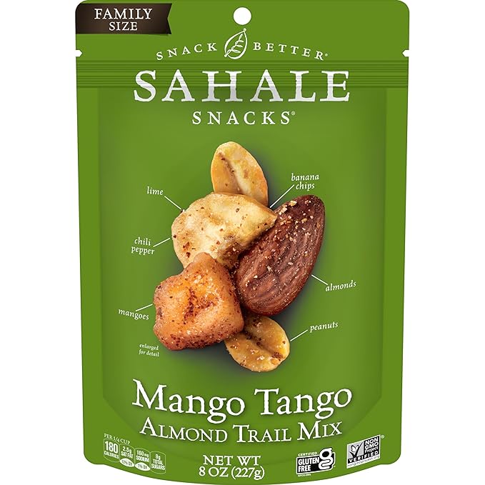 Sahale Snacks Mango Tango Almond Trail Mix, 8 Ounces