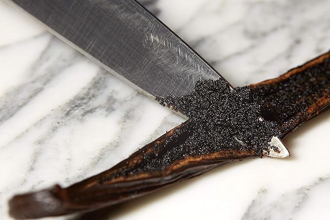 25 Split Extract Grade Intense Uganda Vanilla Beans 5-7 inches for Vanilla Extract