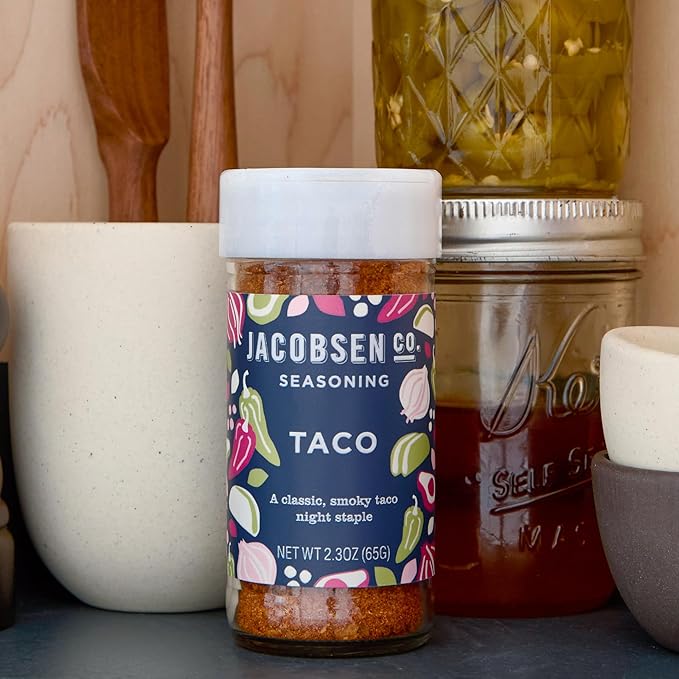 Jacobsen Salt Co. Taco Seasoning ??Sea Salt Soy-Free, Non-GMO, Gourmet Seasonings and Spices for