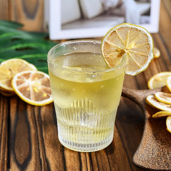 Dried Lemon Slices,3oz/85g, Dehydrated Fruit Slices For Cocktails,100% Natural No Additives No