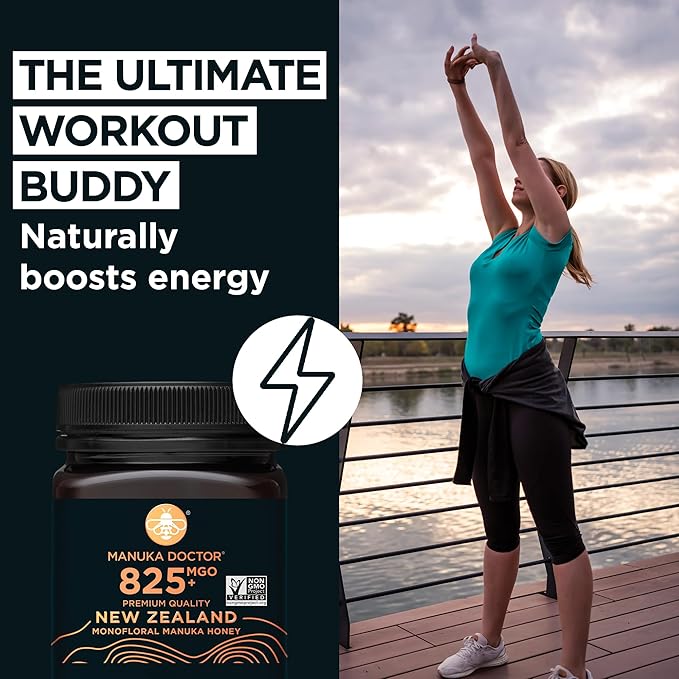 MANUKA DOCTOR - MGO 825+ Manuka Honey Monofloral, 100% Pure New Zealand Honey. Certified.