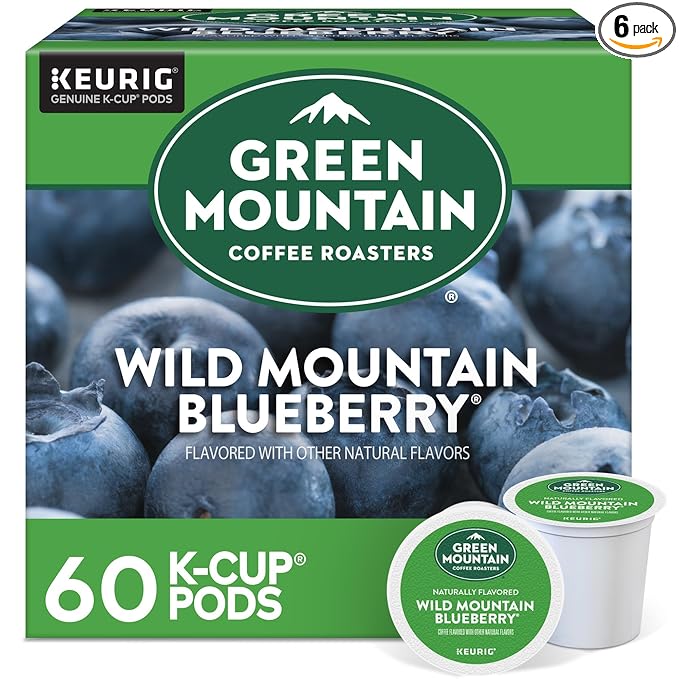 Green Mountain Coffee Roasters Wild Mountain Blueberry Keurig Single-Serve K-Cup pods, Light Roast