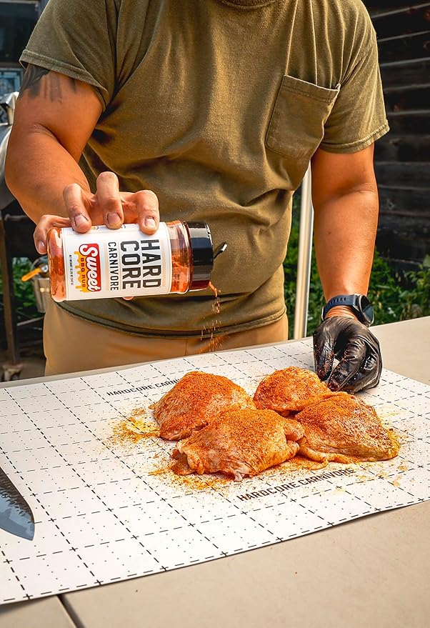 Hardcore Carnivore Sweet BBQ Seasoning (12.25 oz Shaker) Texas-Made Bold, Sweet BBQ Rub for