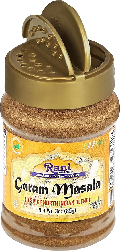 Rani Garam Masala Indian 11-Spice Blend 3oz (85g) PET Jar, Pack of 12 ~ All Natural, Salt-Free |